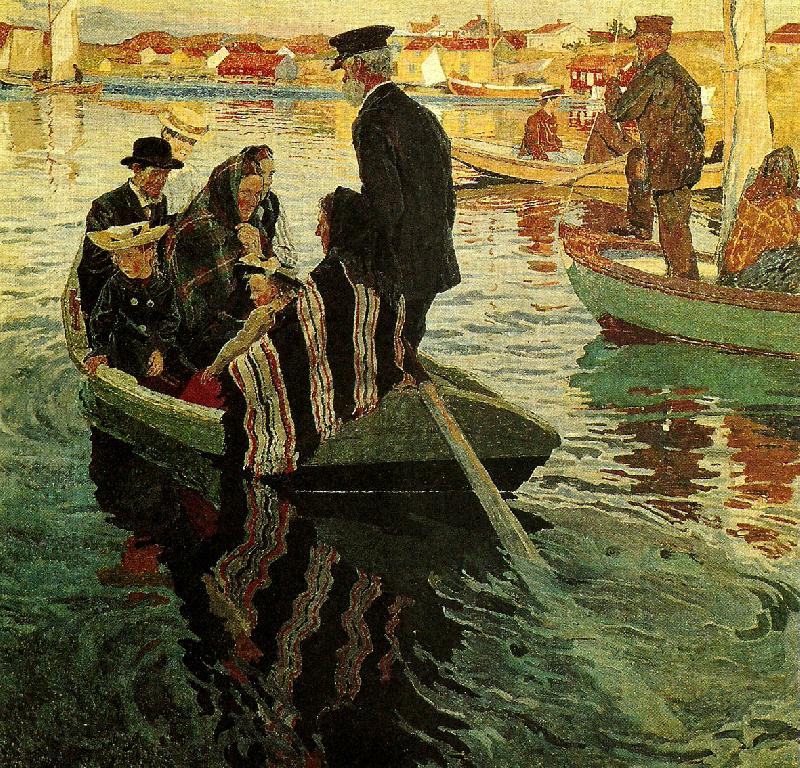 kyrkfolk i bat, Carl Wilhelmson